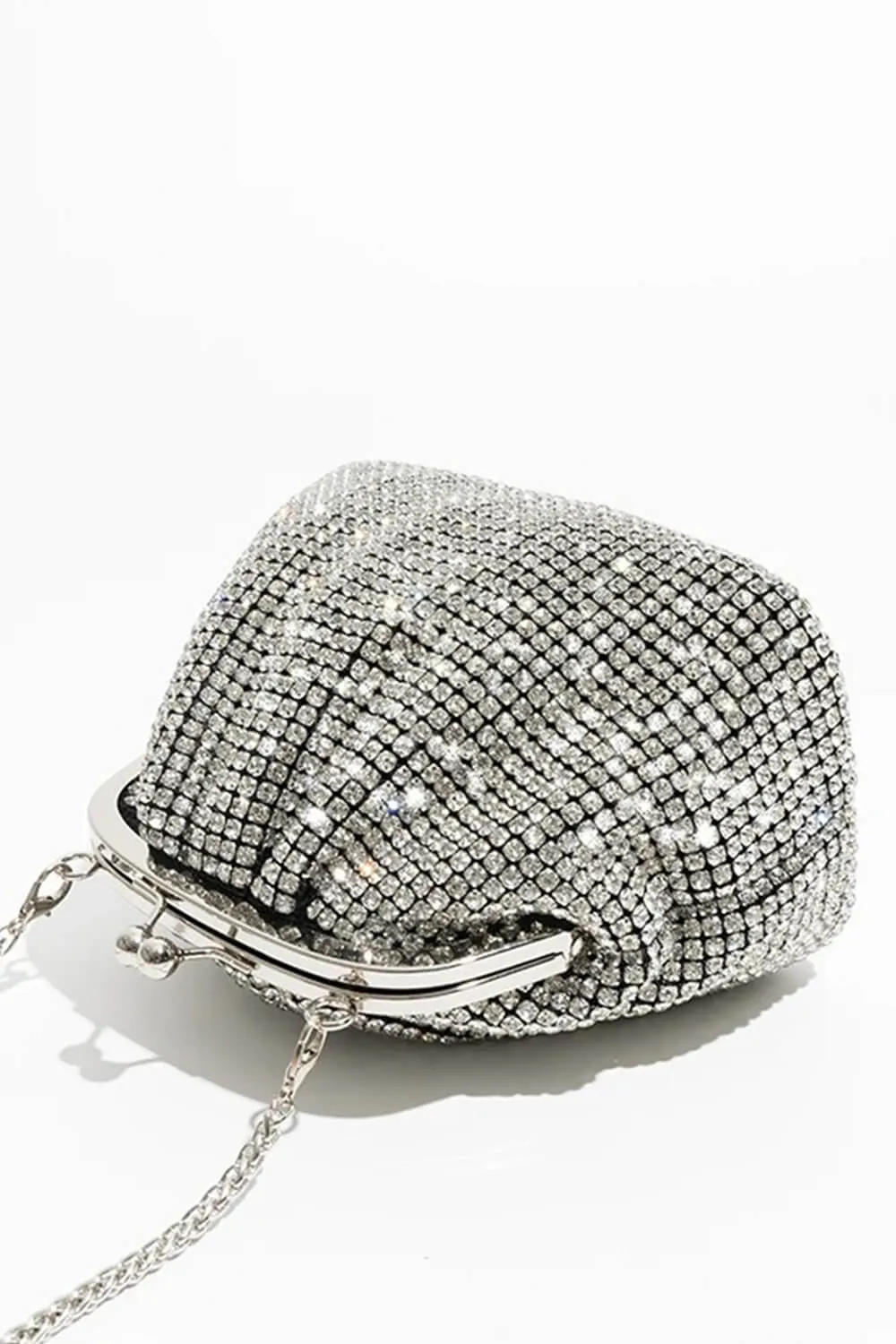 All Over Rhinestones Evening Clutch Bags With Straps sold by Floralkini product image thumbnail 5