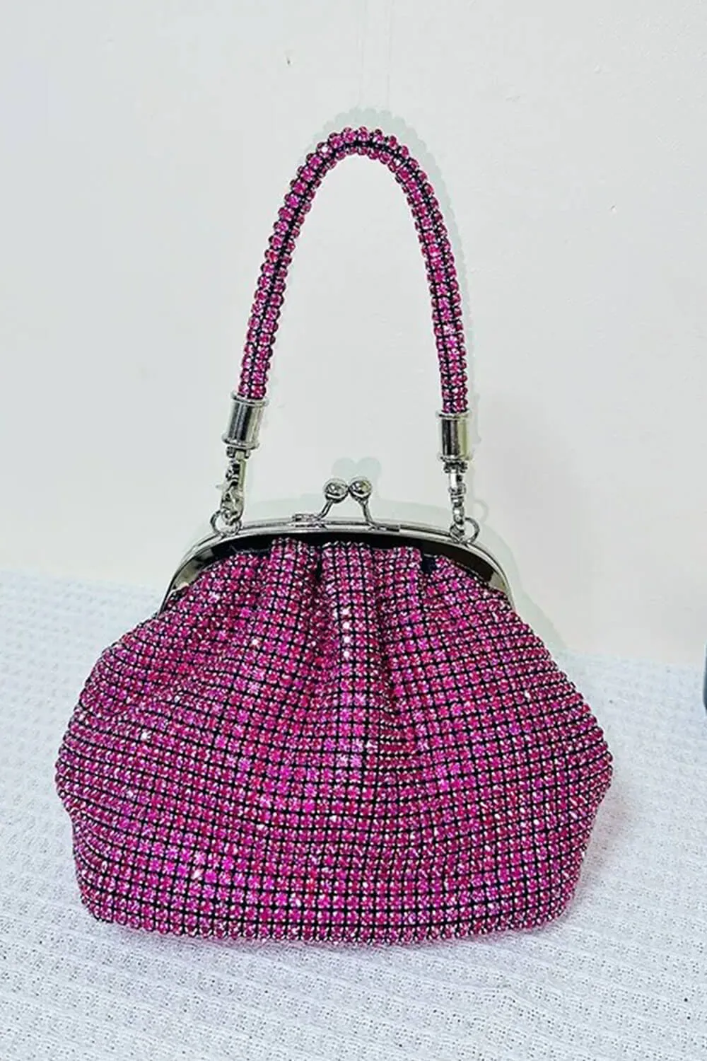 All Over Rhinestones Evening Clutch Bags With Straps sold by Floralkini product image thumbnail 3