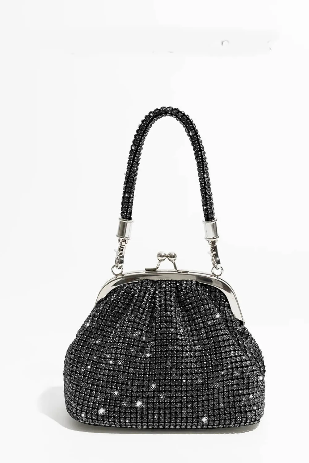 All Over Rhinestones Evening Clutch Bags With Straps sold by Floralkini product image thumbnail 4