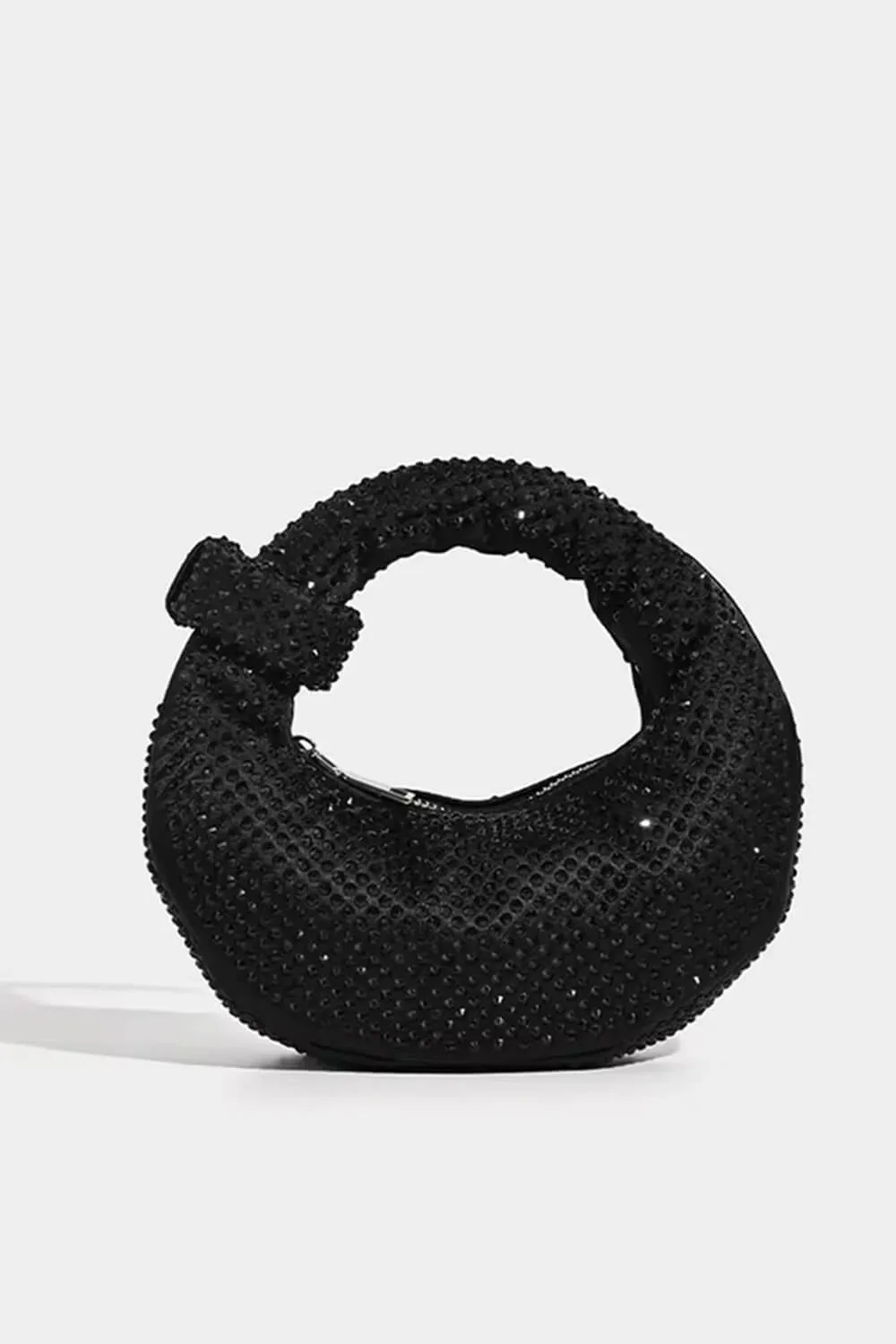 Crystal Loop-Handle Evening Moon Bag sold by Floralkini product image thumbnail 2