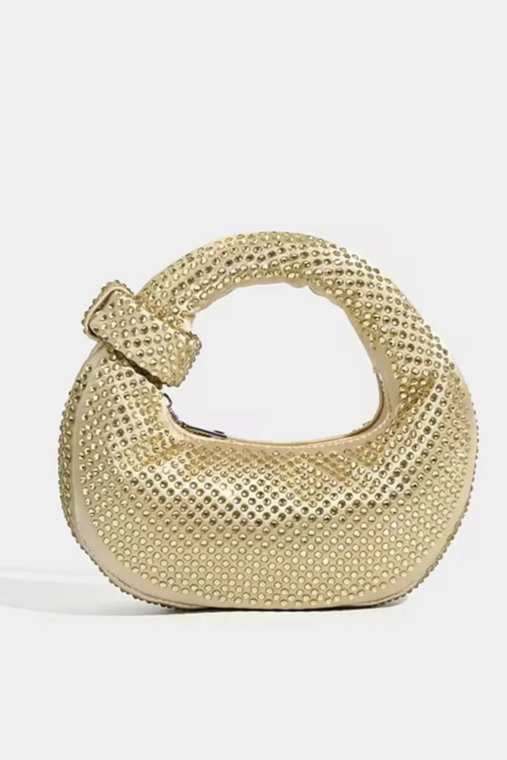 Crystal Loop-Handle Evening Moon Bag sold by Floralkini product image thumbnail 3