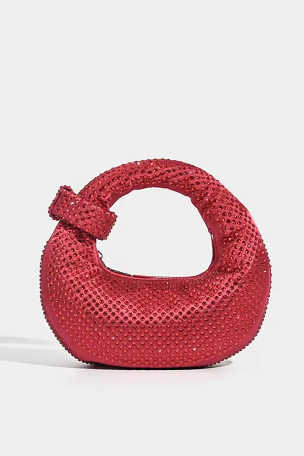Crystal Loop-Handle Evening Moon Bag sold by Floralkini product image thumbnail 4