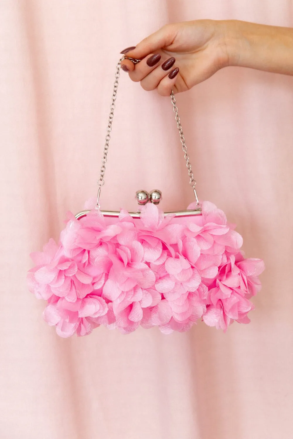 Flower Petal Wedding Evening Clutch With Straps sold by Floralkini product image thumbnail 4