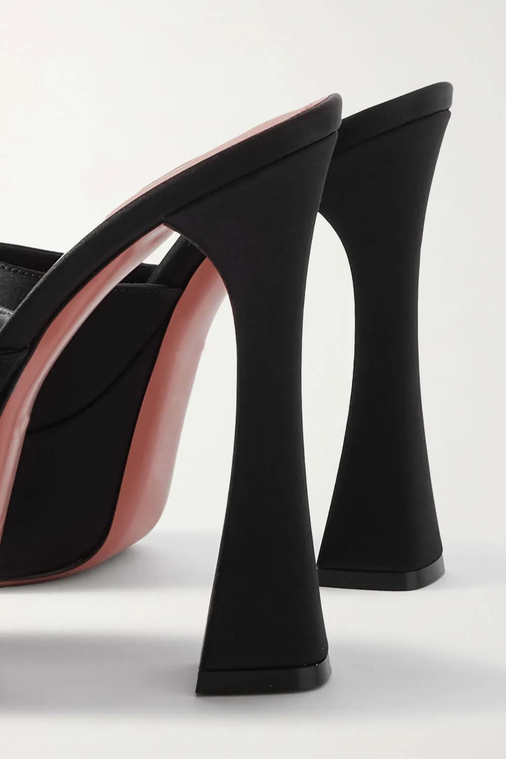 Satin Open Toe Platform Mule Sandals sold by Floralkini product image thumbnail 4