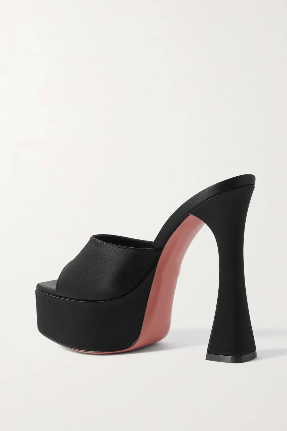 Satin Open Toe Platform Mule Sandals sold by Floralkini product image thumbnail 3