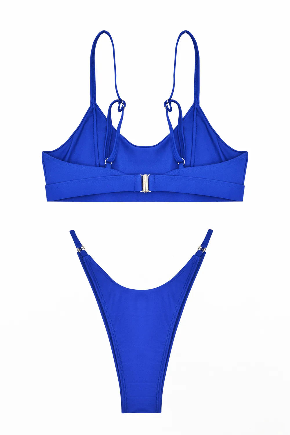 Scoop Neck Sporty Minimal Bikini Set - Royal Blue sold by Floralkini product image thumbnail 5