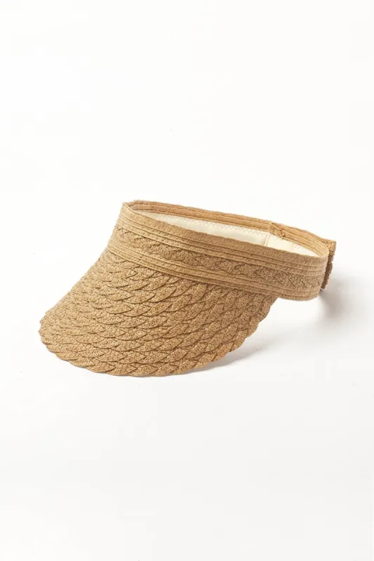 Straw Wrap Around Visor sold by Floralkini
