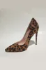 Leopard Satin Stiletto Court Shoes sold by Floralkini