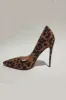 Leopard Satin Stiletto Court Shoes sold by Floralkini