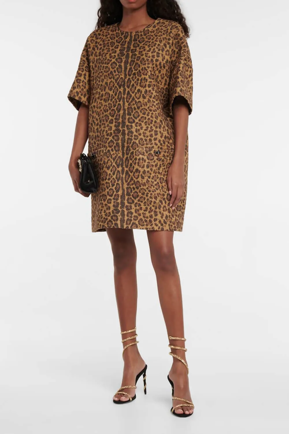 Faux Suede Diamante Ankle Wrap Open Toe High Heel Sandals - Black sold by Floralkini product image thumbnail 5