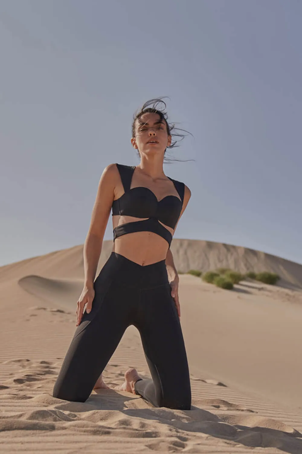 Corset Cutout Sports Bra - Black sold by Floralkini product image thumbnail 2