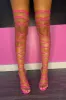 Lace-Up Over Knee Knot Stiletto Heels - Hot Pink sold by Floralkini