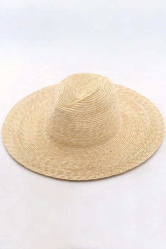 Wheat Straw Panama Fedora Sun Hat sold by Floralkini