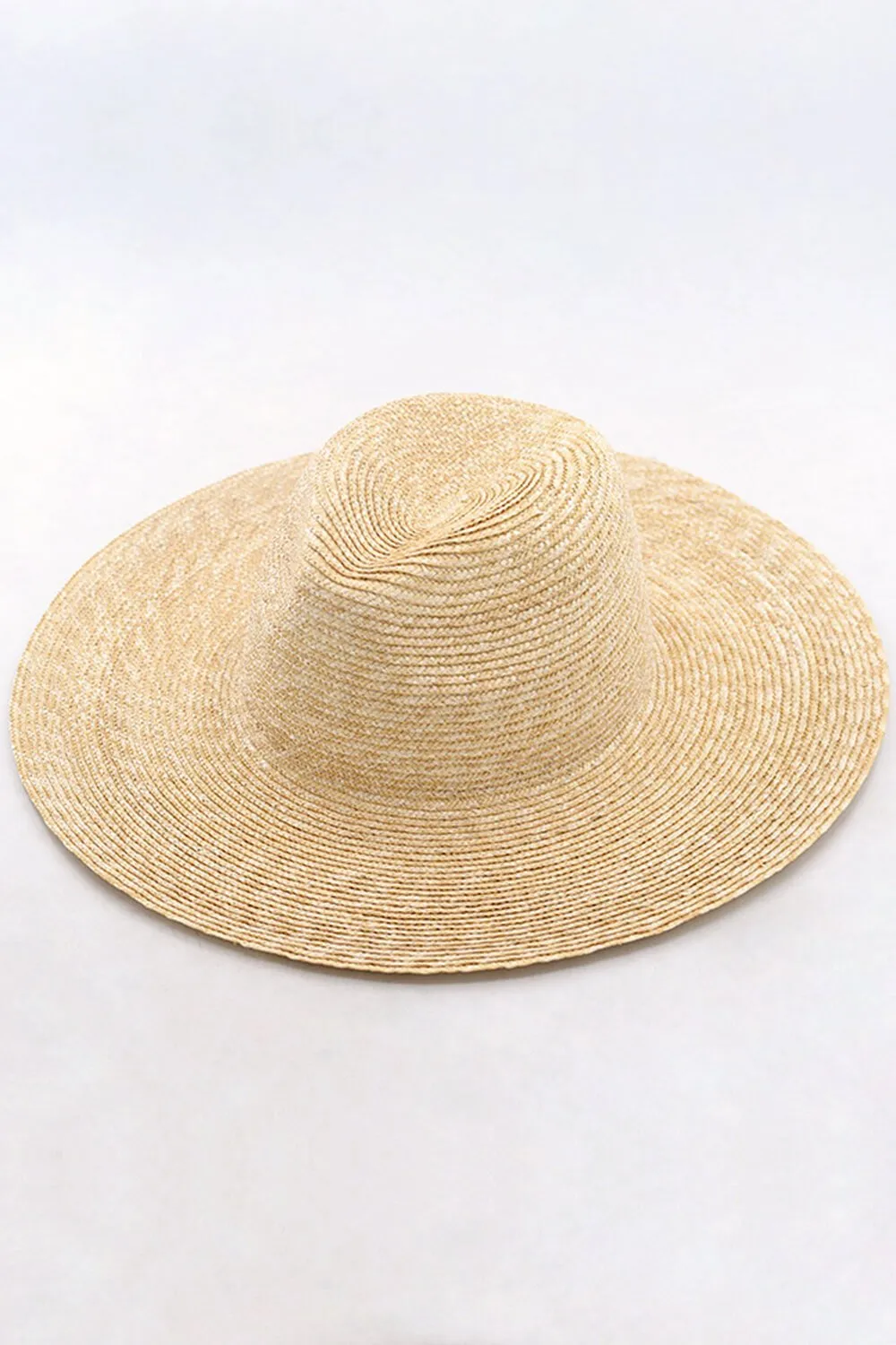 Wheat Straw Panama Fedora Sun Hat sold by Floralkini