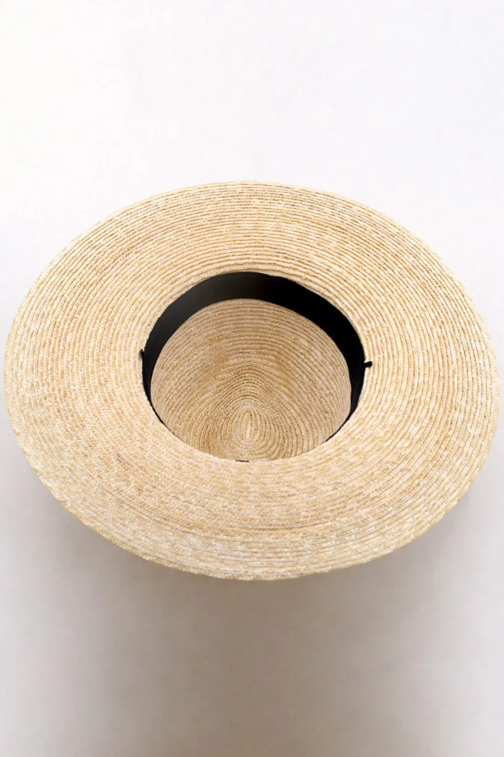 Wheat Straw Panama Fedora Sun Hat sold by Floralkini product image thumbnail 2