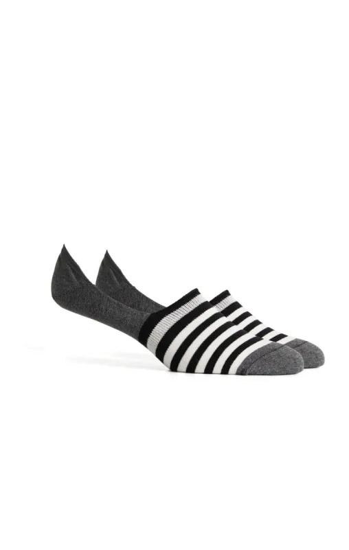 Theo Striped No Show sold by Foot Cardigan