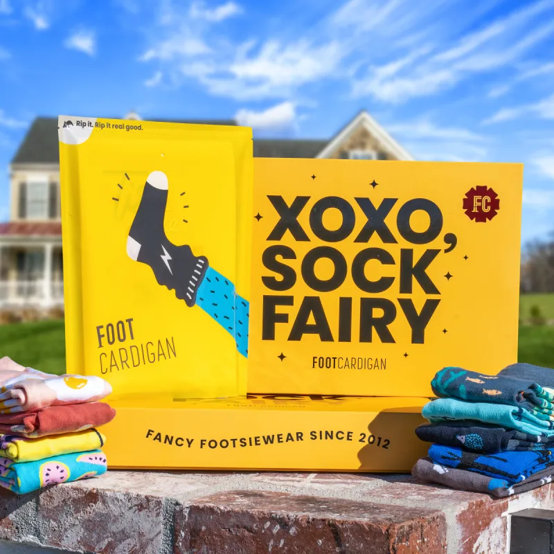 Sock Subscription Box Club sold by Foot Cardigan
