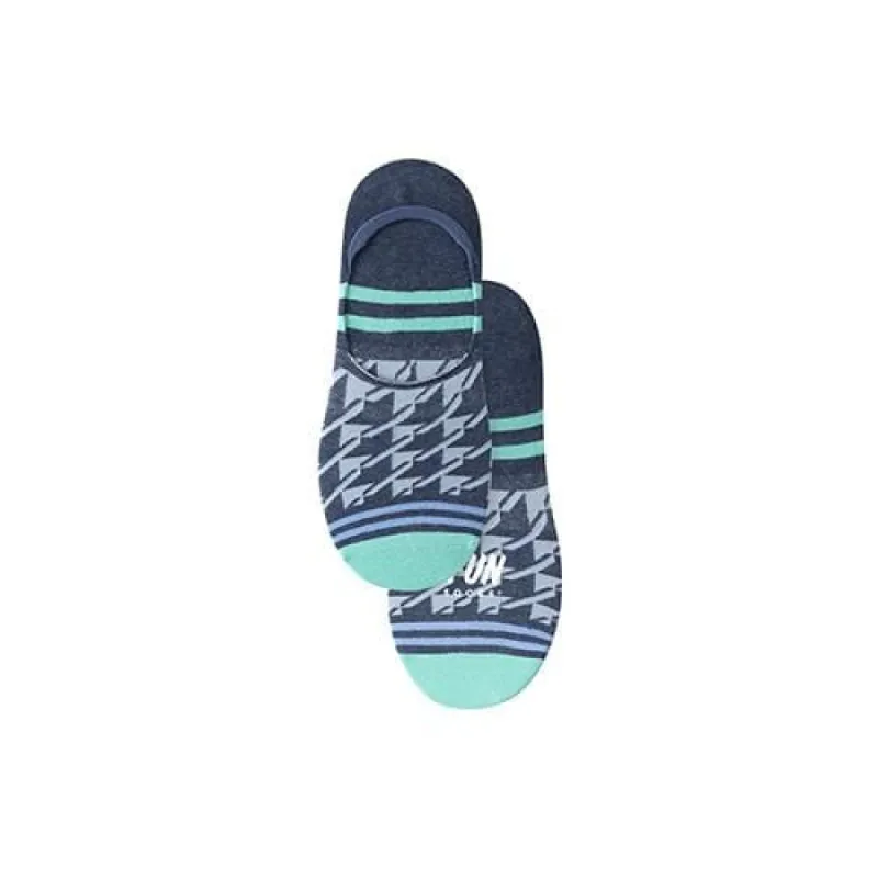 Houndstooth No-Show Socks sold by Foot Cardigan