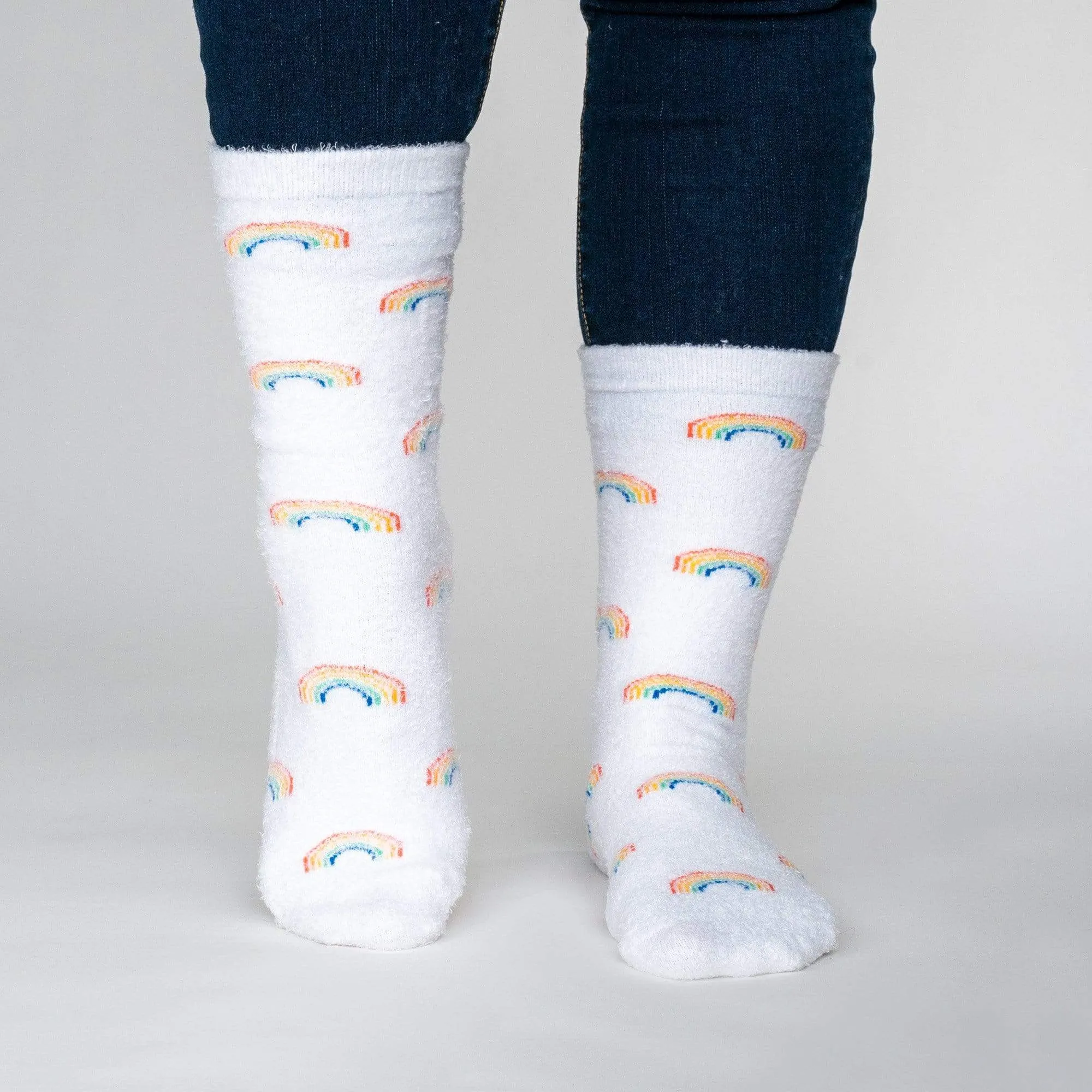 Women's Fuzzy Rainbow ๐ sold by Foot Cardigan product image thumbnail 2