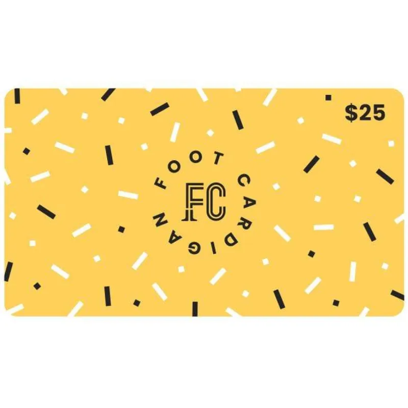 Gift Card sold by Foot Cardigan