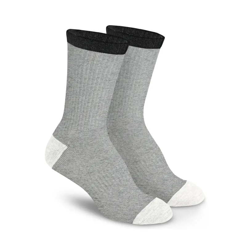 Grey Merino Wool Socks sold by Foot Cardigan