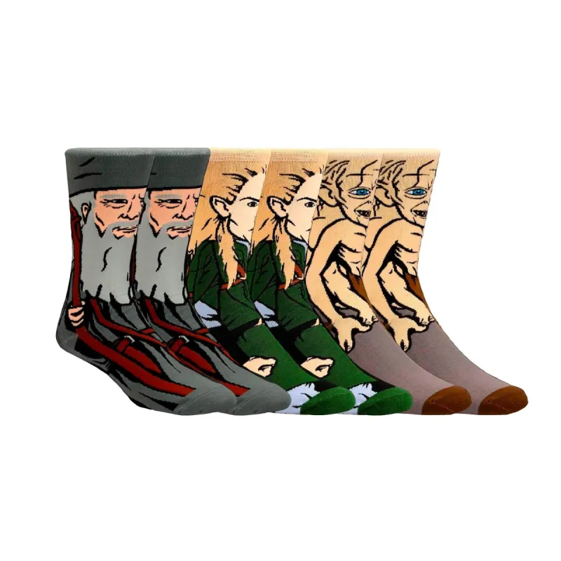 Lord of the Rings 3 Pack Set sold by Foot Cardigan