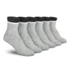 Stripe Ankle 3 Pack - Grey / White / Black sold by Foot Cardigan