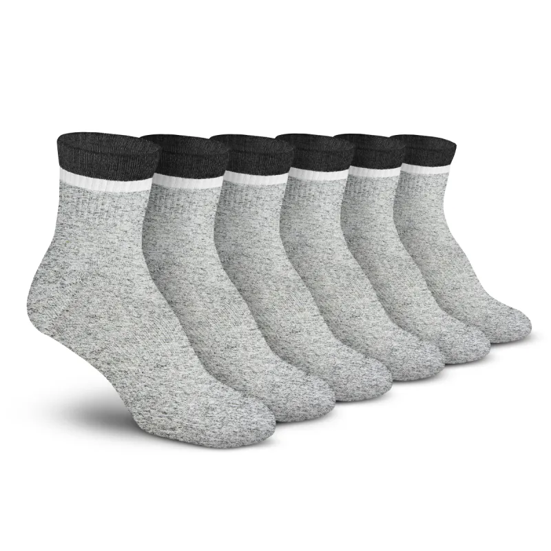 Stripe Ankle 3 Pack - Grey / White / Black sold by Foot Cardigan
