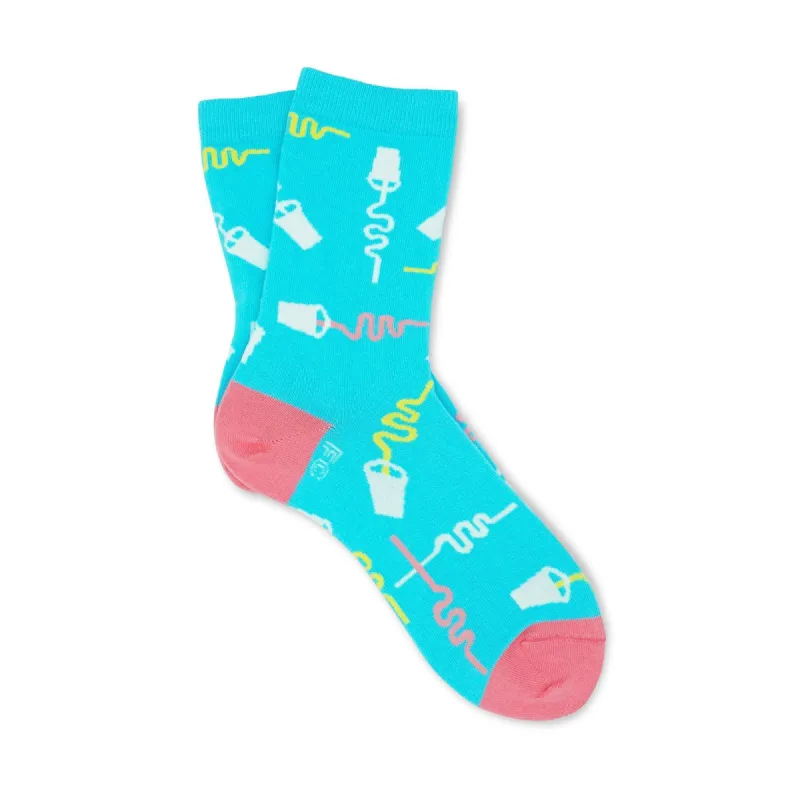 Women's Slurpy Derpy Socks sold by Foot Cardigan
