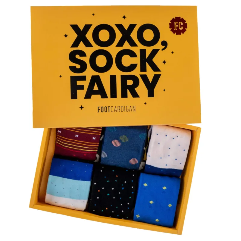 Men's Stripes and Dots Sock Set sold by Foot Cardigan