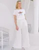 Sadie Pants - White sold by Freez