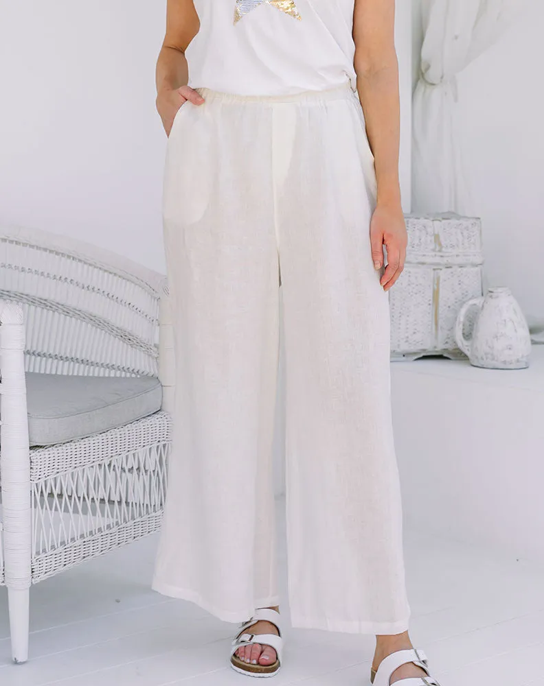 Sadie Pants - White sold by Freez product image thumbnail 4