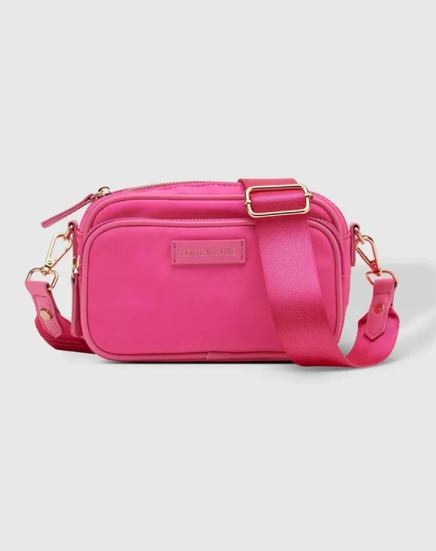 Cali Nylon Crossbody Bag - Pink sold by Freez