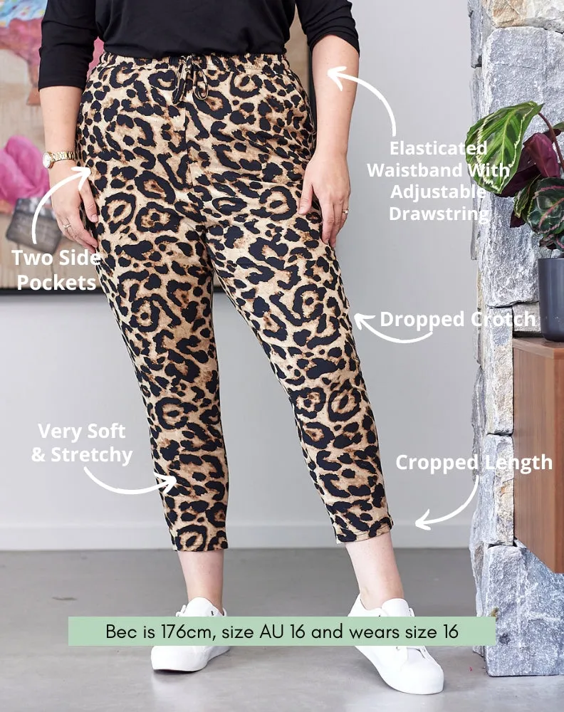 Slouch Pant -Brown Animal sold by Freez product image thumbnail 2