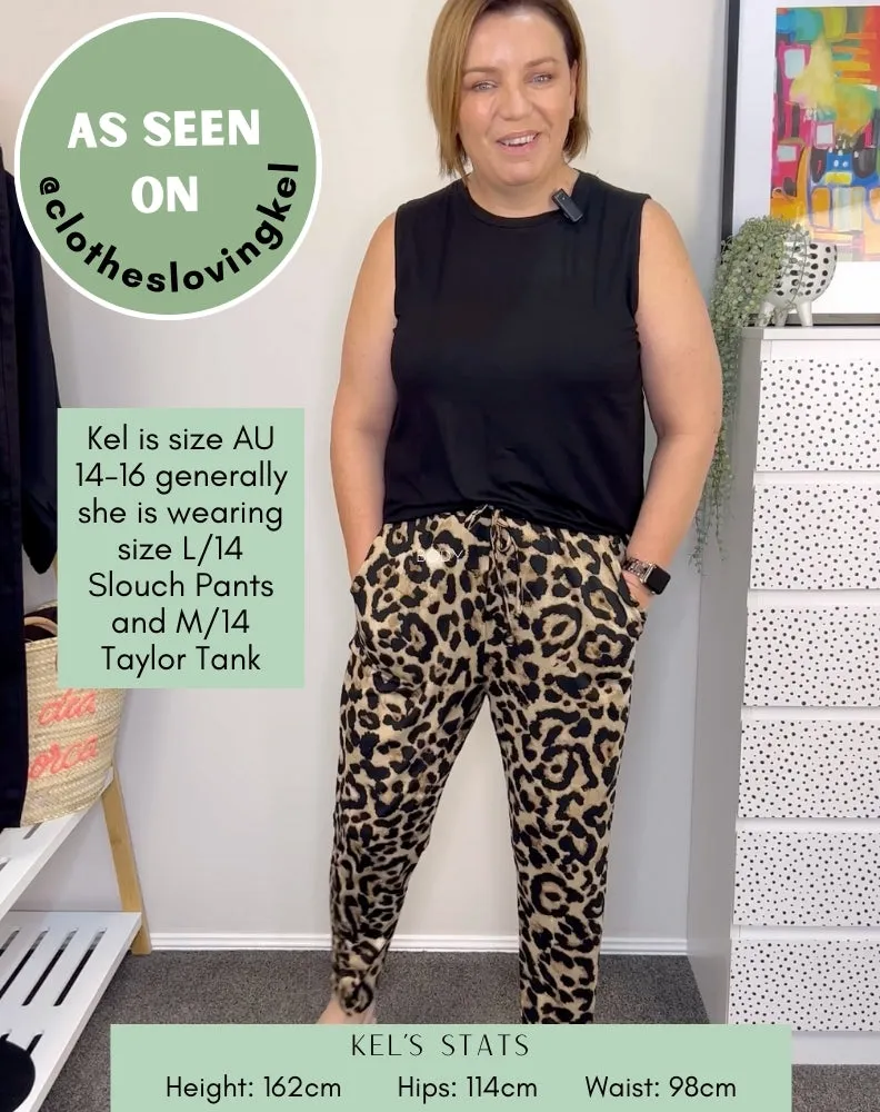 Slouch Pant -Brown Animal sold by Freez product image thumbnail 3