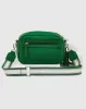 Jacinta Metallic Cross Body Bag - Green sold by Freez