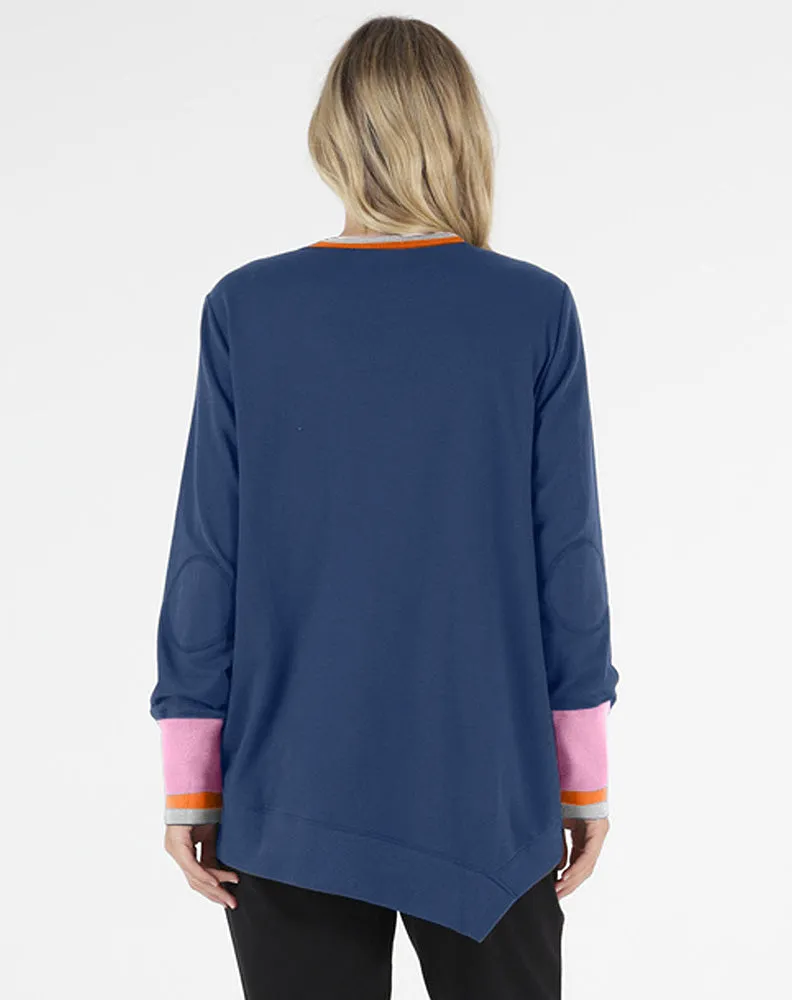 Dolly Sweat - Navy Tipping sold by Freez product image thumbnail 2