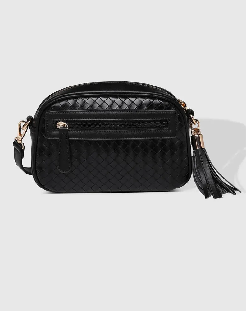 Jacinta Woven Crossbody Bag - Black sold by Freez product image thumbnail 4