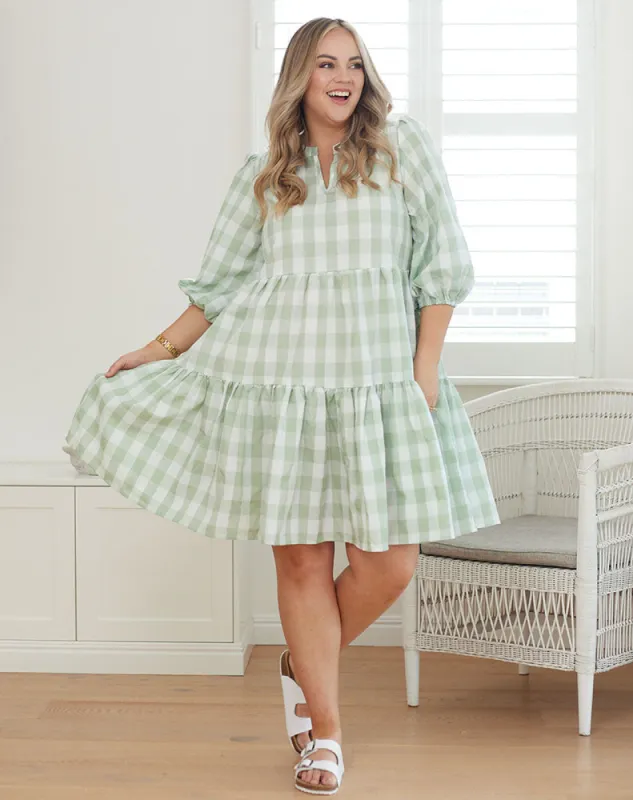 Ameera Dress - Sage sold by Freez