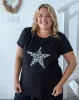 Star Sequin Tee - Black sold by Freez