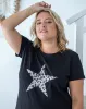 Star Sequin Tee - Black sold by Freez