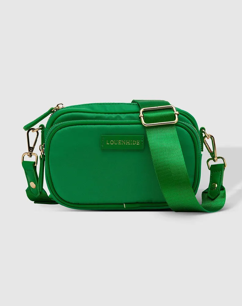 Cali Nylon Crossbody Bag - Green sold by Freez
