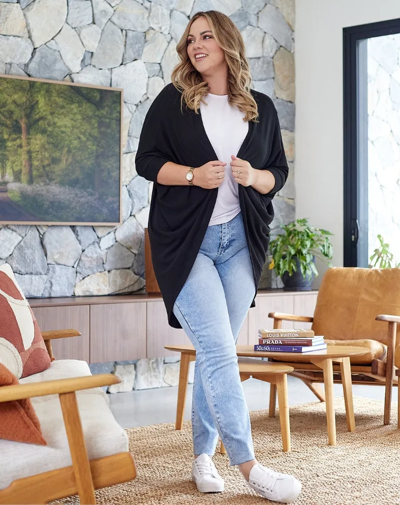 Festival Shrug -Black sold by Freez