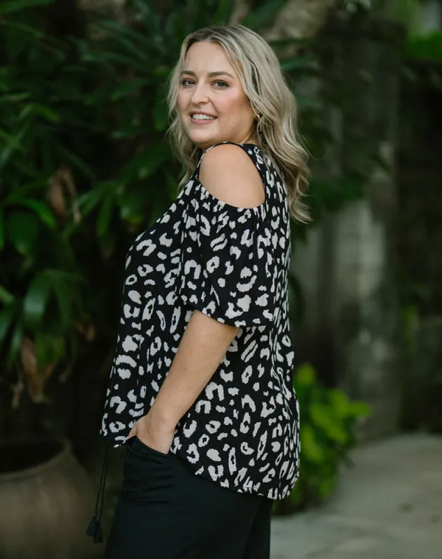 Penny Top - Cheetah sold by Freez