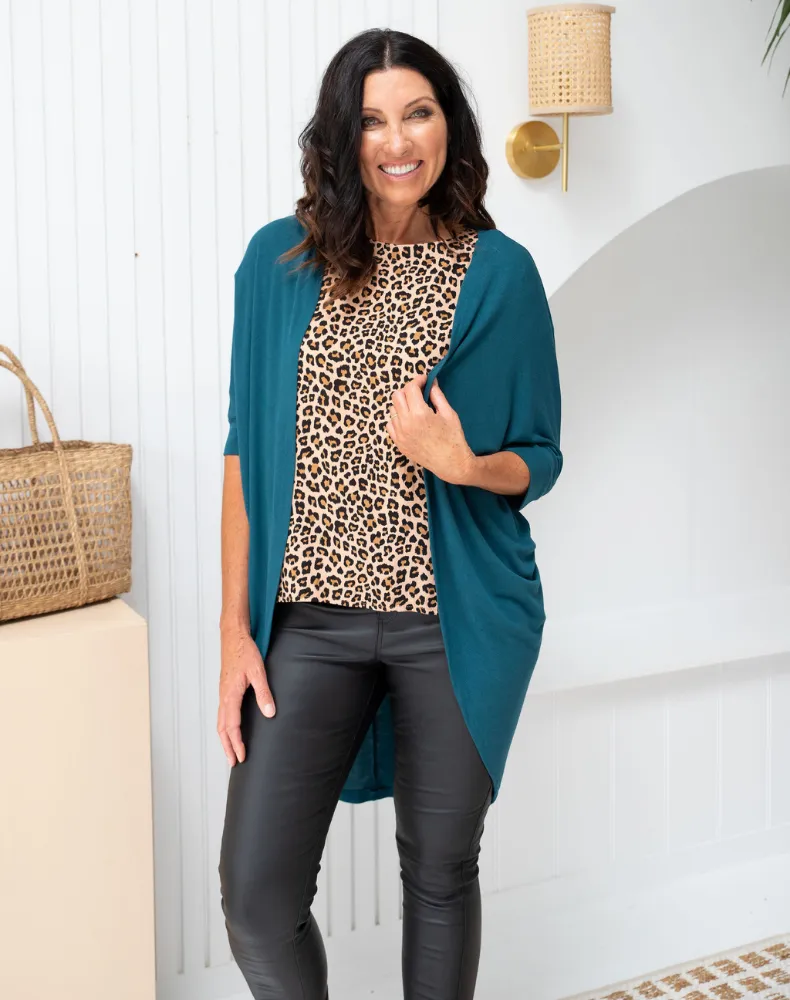 Festival Shrug -Teal sold by Freez product image thumbnail 2