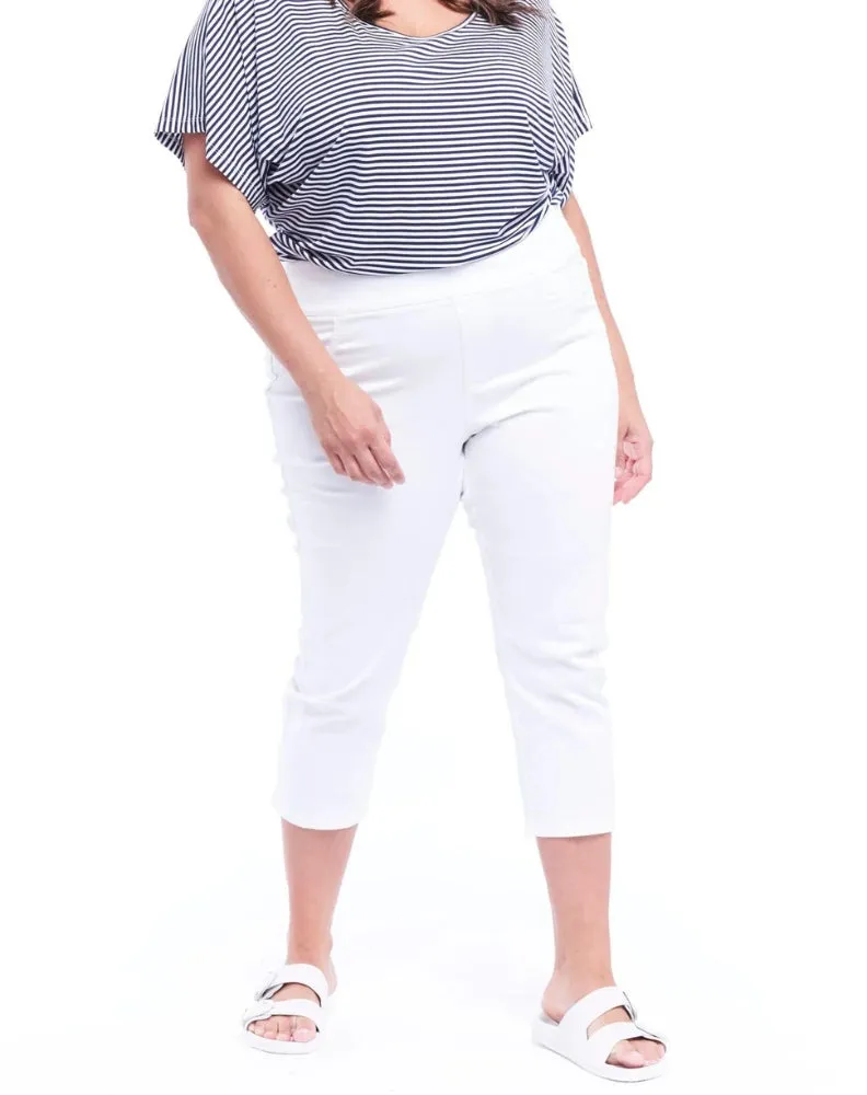 Maisie Capri Jean - White sold by Freez product image thumbnail 4