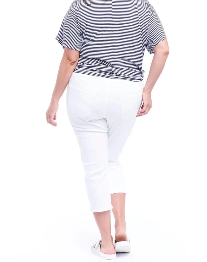 Maisie Capri Jean - White sold by Freez product image thumbnail 5