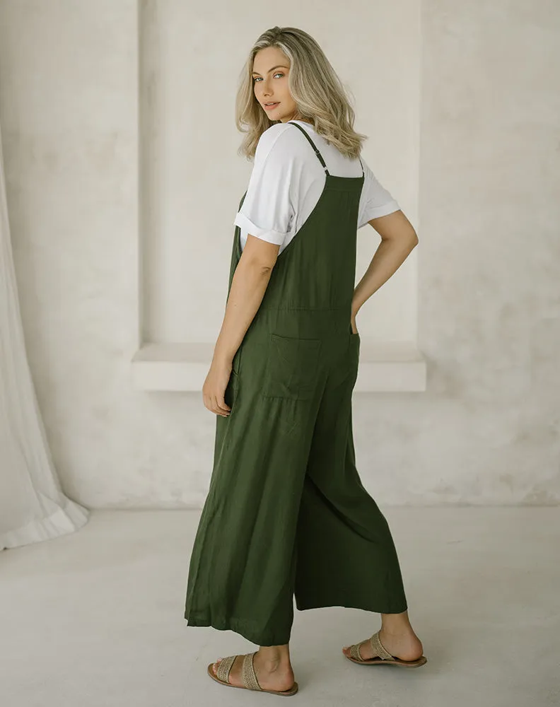 Rayon Overall - Olive sold by Freez product image thumbnail 4