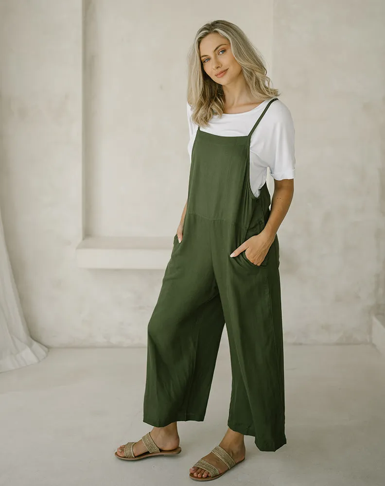 Rayon Overall - Olive sold by Freez product image thumbnail 5