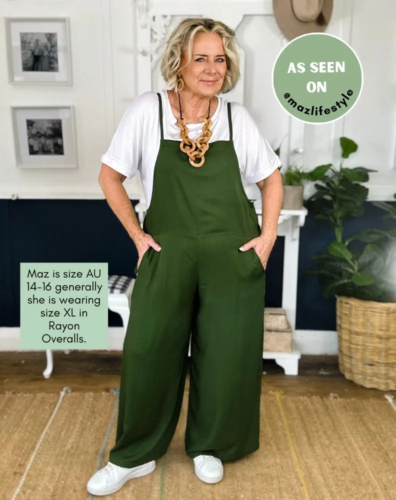 Rayon Overall - Olive sold by Freez product image thumbnail 2